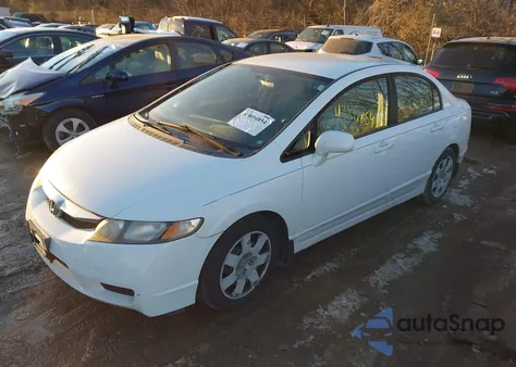 2009 Honda Civic Lx из США, поврежденный, VIN 19XFA16549E005240